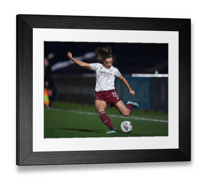 Framed Print : Arsenal's Katie McCabe Shines in FA WSL Showdown against Chelsea
