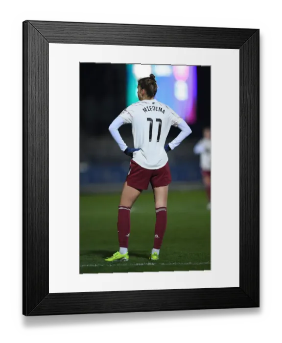Framed Print : Vivianne Miedema in Action: FA WSL 2021 - Chelsea Women vs. Arsenal Women