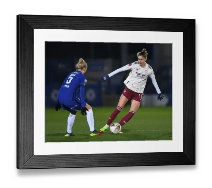 Framed Print : Vivianne Miedema vs Sophie Ingle: A Battle in the FA WSL Clash Between Chelsea Women and Arsenal Women Framed Print : Vivianne Miedema vs Sophie Ingle: A Battle in the FA WSL Clash Between Chelsea Women and Arsenal Women