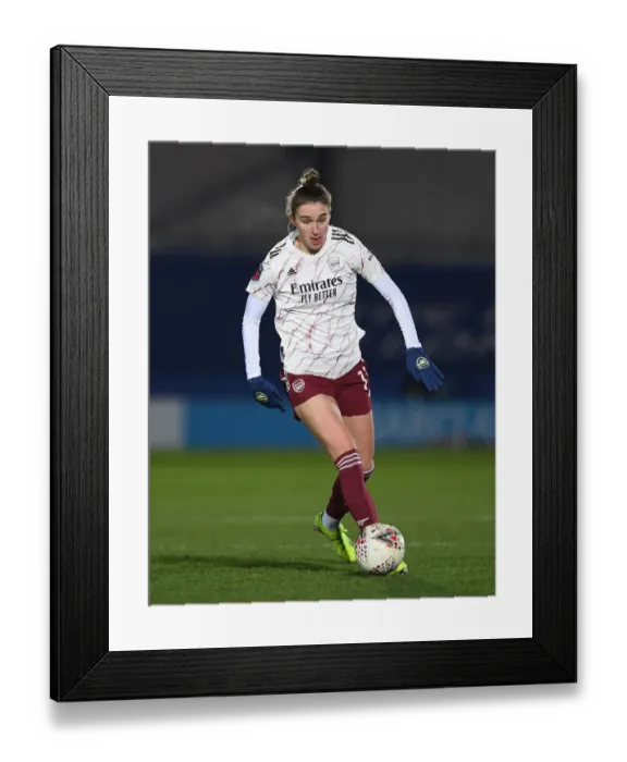 Framed Print : Vivianne Miedema in Action: Chelsea Women vs. Arsenal Women - FA WSL 2021