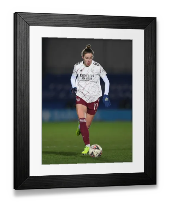 Framed Print : Vivianne Miedema in Action: Chelsea Women vs. Arsenal Women, FA WSL 2021