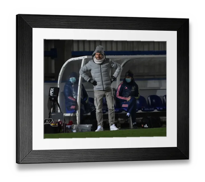 Framed Print : Montemurro Leads Arsenal Against Chelsea in FA WSL Clash
