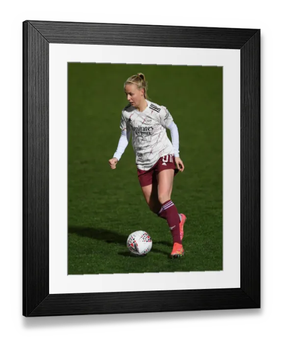 Framed Print : Arsenal's Beth Mead in Action: Chelsea Women vs. Arsenal Women, FA WSL Match, 2021