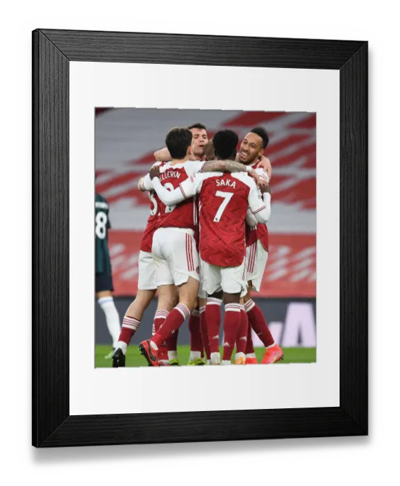 Framed Print : Aubameyang's Brace: Arsenal's Winning Moment Against Leeds United in the 2020-21 Premier League Framed Print : Aubameyang's Brace: Arsenal's Winning Moment Against Leeds United in the 2020-21 Premier League