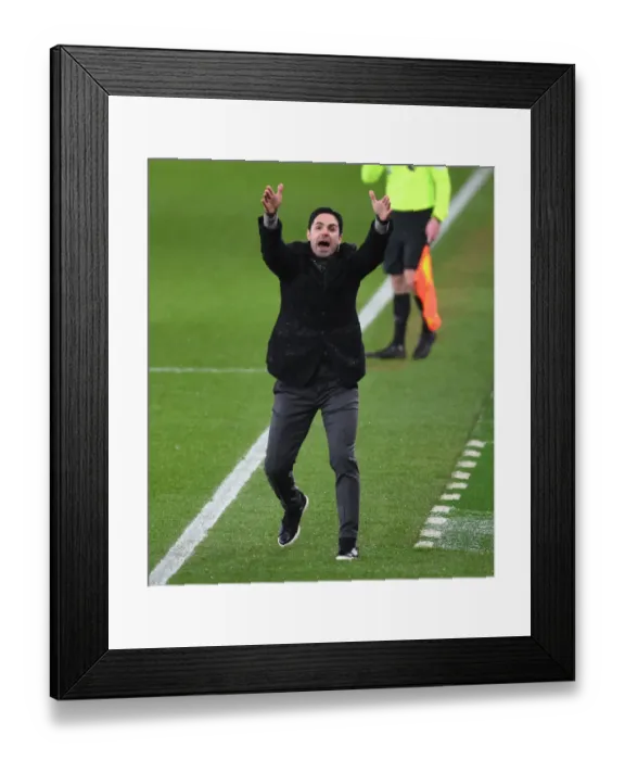 Framed Print : Mikel Arteta vs. Leeds: A Premier League Showdown at Arsenal Framed Print : Mikel Arteta vs. Leeds: A Premier League Showdown at Arsenal