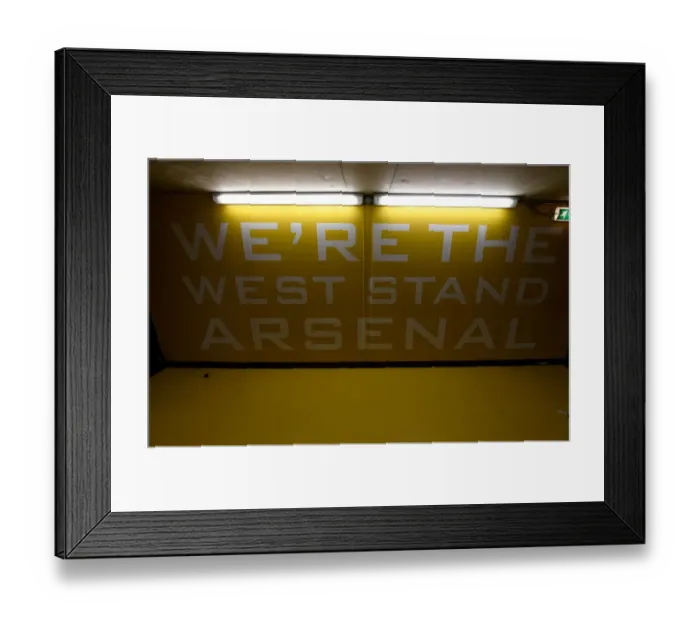Framed Print : Arsenal vs Leeds United: The Emirates Stadium Showdown - Premier League 2020-21