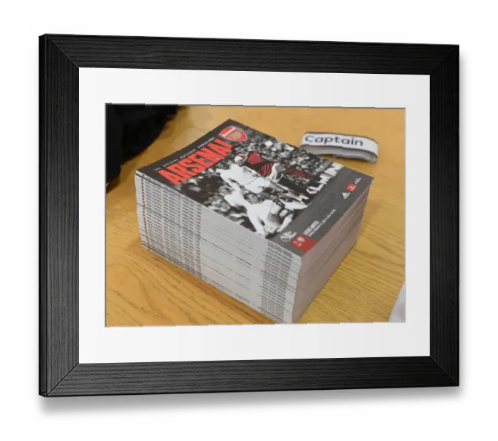 Framed Print : Behind the Scenes: Arsenal Changing Room Before the Clash with Leeds United - Premier League 2020-21