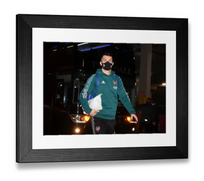 Framed Print : Arsenal's Granit Xhaka Arrives at Emirates Stadium for Arsenal vs Leeds United (Premier League, 2020-21) Framed Print : Arsenal's Granit Xhaka Arrives at Emirates Stadium for Arsenal vs Leeds United (Premier League, 2020-21)