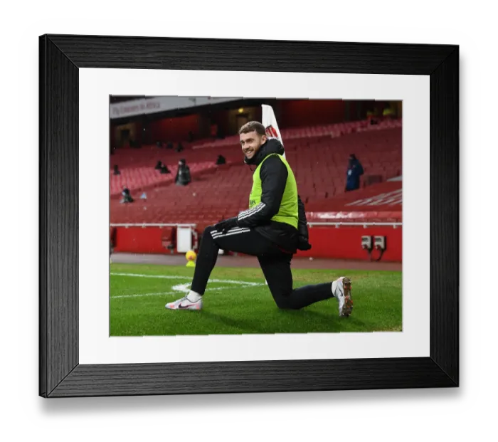 Framed Print : Arsenal vs Leeds United: Calum Chambers in Action at the Emirates Stadium, Premier League 2020-21 Framed Print : Arsenal vs Leeds United: Calum Chambers in Action at the Emirates Stadium, Premier League 2020-21