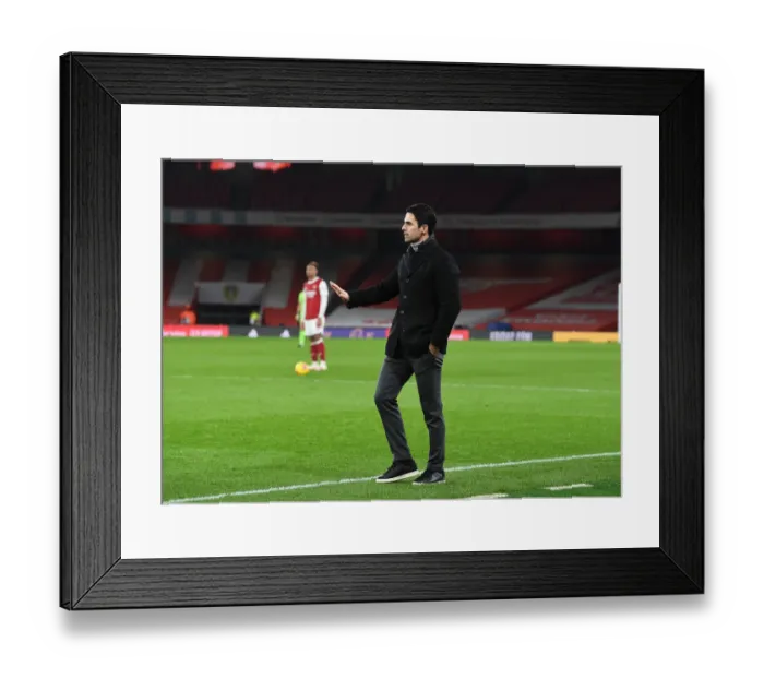 Framed Print : Mikel Arteta vs. Leeds United: Arsenal Boss Faces Off in Premier League Clash Framed Print : Mikel Arteta vs. Leeds United: Arsenal Boss Faces Off in Premier League Clash