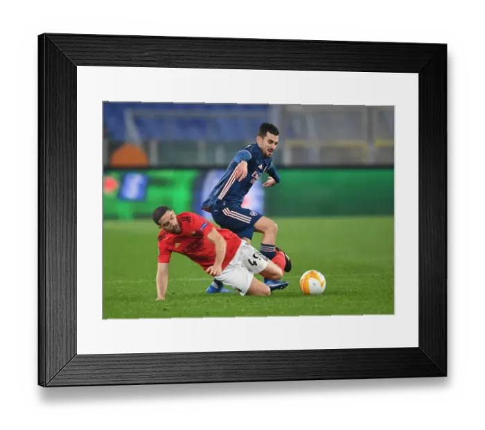 Framed Print : Arsenal vs. SL Benfica: Europa League Clash at Stadio Olimpico, Rome (2021) Framed Print : Arsenal vs. SL Benfica: Europa League Clash at Stadio Olimpico, Rome (2021)