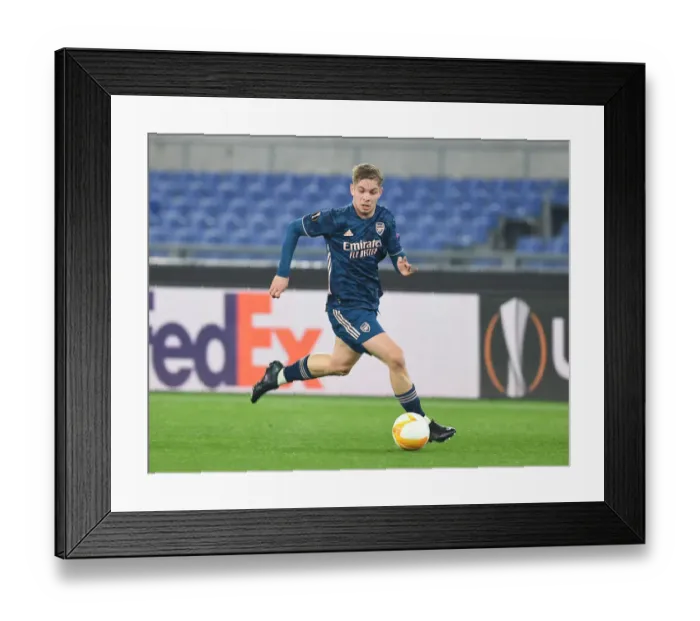 Framed Print : Arsenal vs SL Benfica: Europa League Clash at Stadio Olimpico (2020-21) Framed Print : Arsenal vs SL Benfica: Europa League Clash at Stadio Olimpico (2020-21)