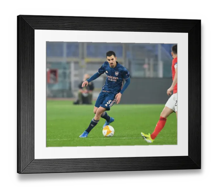 Framed Print : Arsenal vs. SL Benfica: Europa League Clash at Stadio Olimpico, Rome