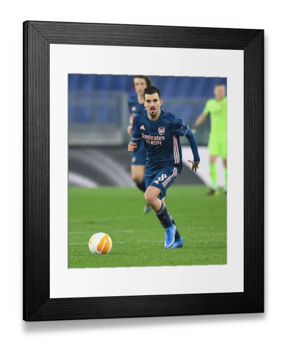 Framed Print : Arsenal vs. SL Benfica: Europa League Showdown at Stadio Olimpico, Rome (February 18, 2021)