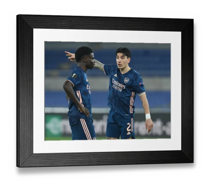 Framed Print : Arsenal vs. SL Benfica: Europa League Showdown at Stadio Olimpico, Rome (February 18, 2021) Framed Print : Arsenal vs. SL Benfica: Europa League Showdown at Stadio Olimpico, Rome (February 18, 2021)