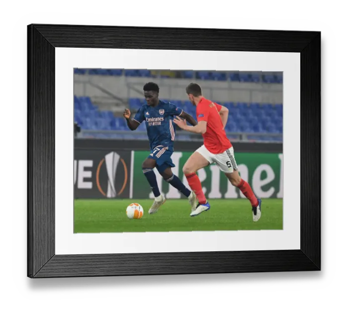 Framed Print : Arsenal vs SL Benfica: Europa League Showdown at Stadio Olimpico (2020-21) Framed Print : Arsenal vs SL Benfica: Europa League Showdown at Stadio Olimpico (2020-21)