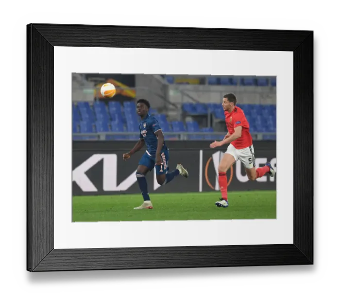 Framed Print : Arsenal vs. SL Benfica: Europa League Showdown at Stadio Olimpico, Rome Framed Print : Arsenal vs. SL Benfica: Europa League Showdown at Stadio Olimpico, Rome