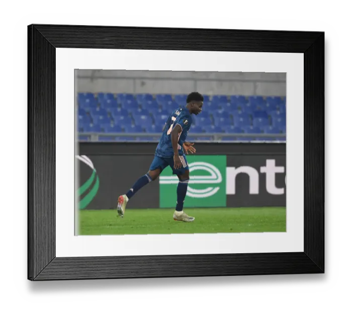 Framed Print : Arsenal vs. SL Benfica: Europa League Clash at Stadio Olimpico, Rome 2021