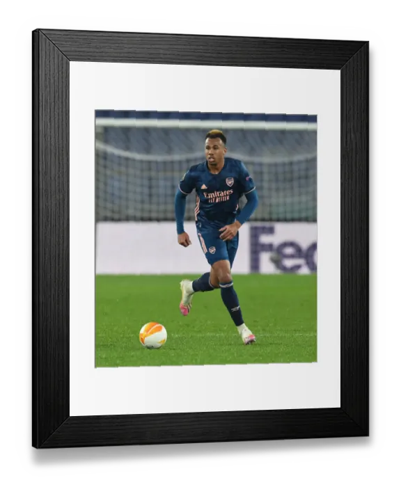 Framed Print : Gabriel of Arsenal in Action against SL Benfica in the UEFA Europa League Round of 32, Rome, Italy (2021) Framed Print : Gabriel of Arsenal in Action against SL Benfica in the UEFA Europa League Round of 32, Rome, Italy (2021)