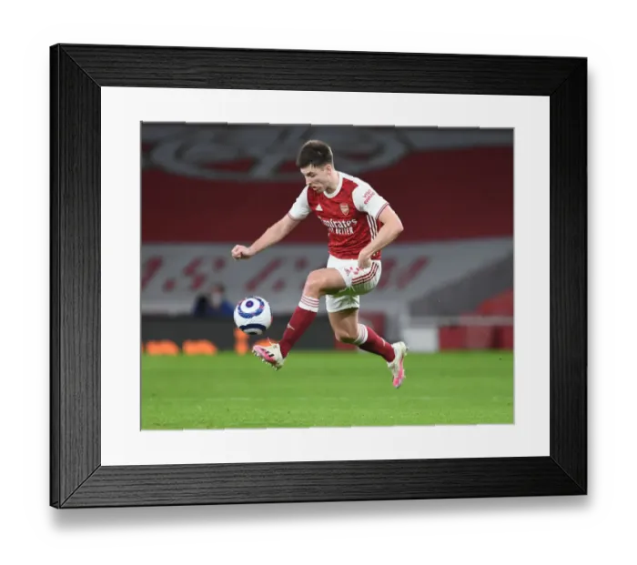 Framed Print : Arsenal vs Manchester City: Kieran Tierney in Action at Empty Emirates Stadium, Premier League 2020-21 Framed Print : Arsenal vs Manchester City: Kieran Tierney in Action at Empty Emirates Stadium, Premier League 2020-21