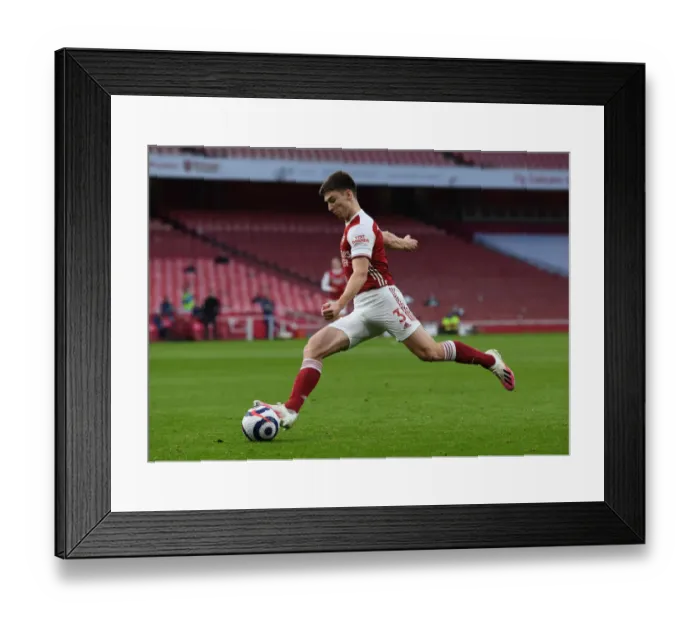 Framed Print : Arsenal vs Manchester City: Tierney in Action at Empty Emirates Stadium, Premier League 2020-21 Framed Print : Arsenal vs Manchester City: Tierney in Action at Empty Emirates Stadium, Premier League 2020-21