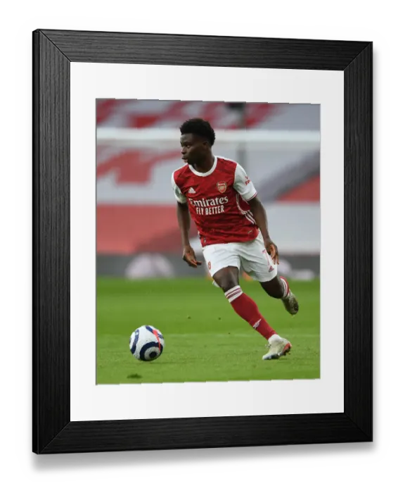 Framed Print : Arsenal's Bukayo Saka in Action: 2020-21 Premier League Match Against Manchester City (Behind Closed Doors) Framed Print : Arsenal's Bukayo Saka in Action: 2020-21 Premier League Match Against Manchester City (Behind Closed Doors)