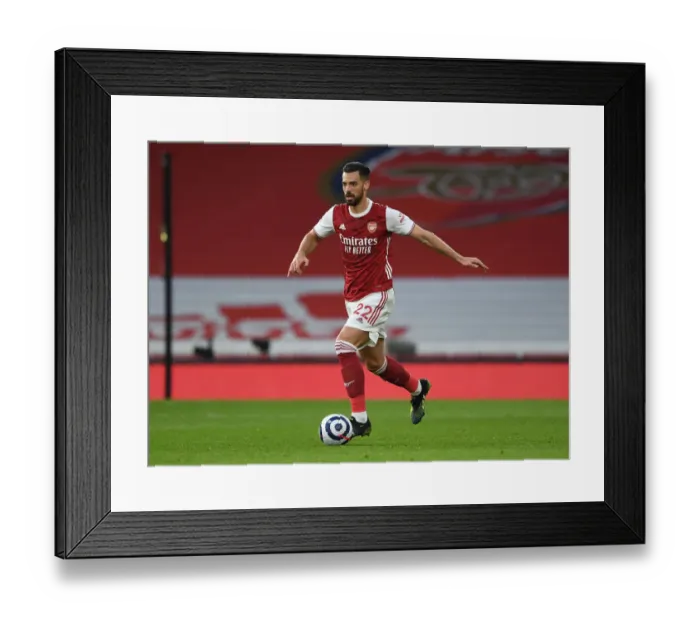 Framed Print : Empty Emirates: Arsenal vs Manchester City Rivalry in a Covid-19 Era (2021)