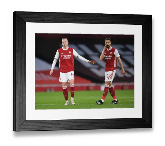 Framed Print : Arsenal vs Manchester City: Emirates Battle in Empty Stands (February 2021) Framed Print : Arsenal vs Manchester City: Emirates Battle in Empty Stands (February 2021)