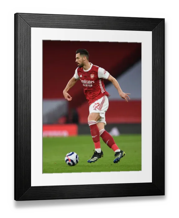 Framed Print : Arsenal vs Manchester City: Empty Emirates Showdown (2021)