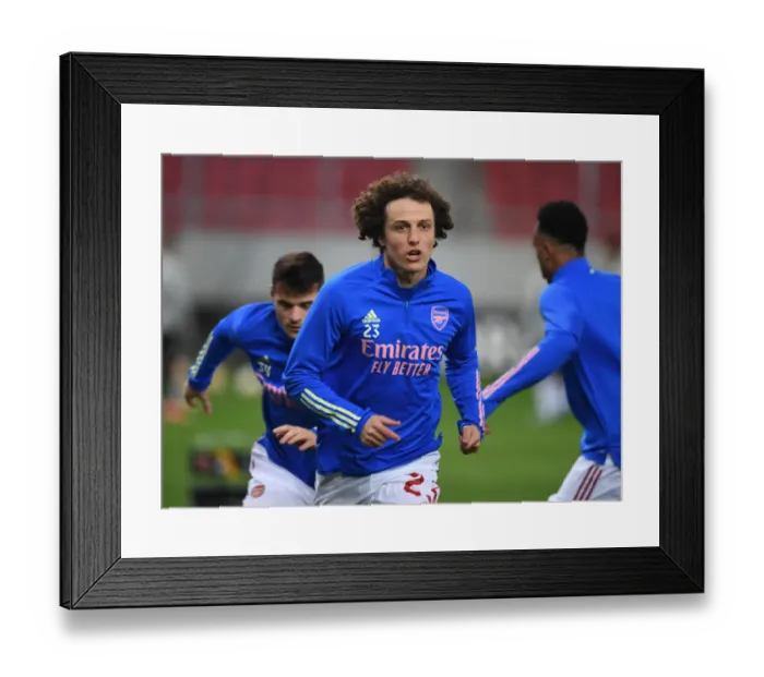Framed Print : Arsenal FC vs SL Benfica: David Luiz's Pre-Match Warm-Up at Europa League Round of 32 in Piraeus Framed Print : Arsenal FC vs SL Benfica: David Luiz's Pre-Match Warm-Up at Europa League Round of 32 in Piraeus