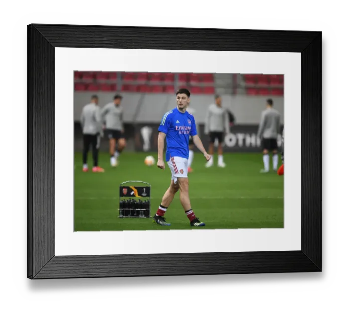 Framed Print : Arsenal's Kieran Tierney Gears Up for Arsenal v SL Benfica Europa League Clash in Piraeus Framed Print : Arsenal's Kieran Tierney Gears Up for Arsenal v SL Benfica Europa League Clash in Piraeus