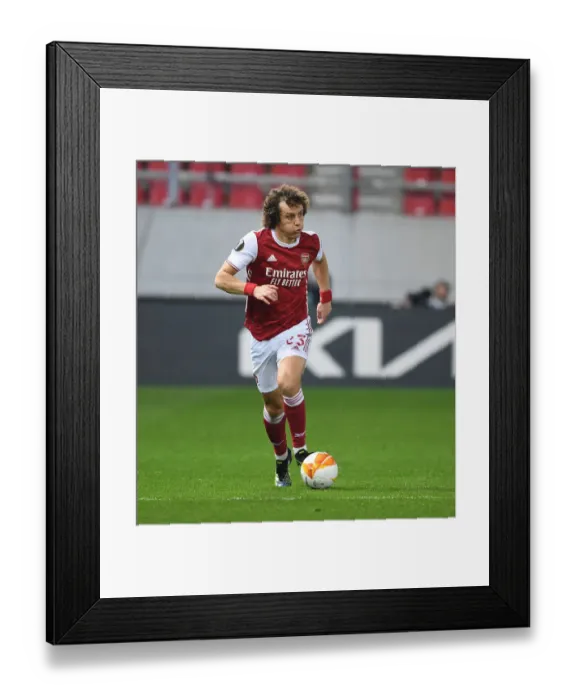 Framed Print : Arsenal's David Luiz in Action against SL Benfica, Europa League 2020-21, Piraeus, Greece Framed Print : Arsenal's David Luiz in Action against SL Benfica, Europa League 2020-21, Piraeus, Greece