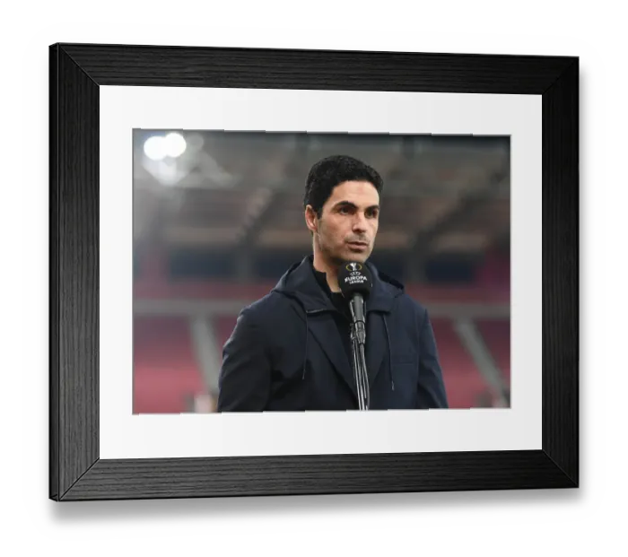 Framed Print : Mikel Arteta Pre-Match Press Conference: Arsenal vs SL Benfica, UEFA Europa League Round of 32 (February 25, 2021) Framed Print : Mikel Arteta Pre-Match Press Conference: Arsenal vs SL Benfica, UEFA Europa League Round of 32 (February 25, 2021)