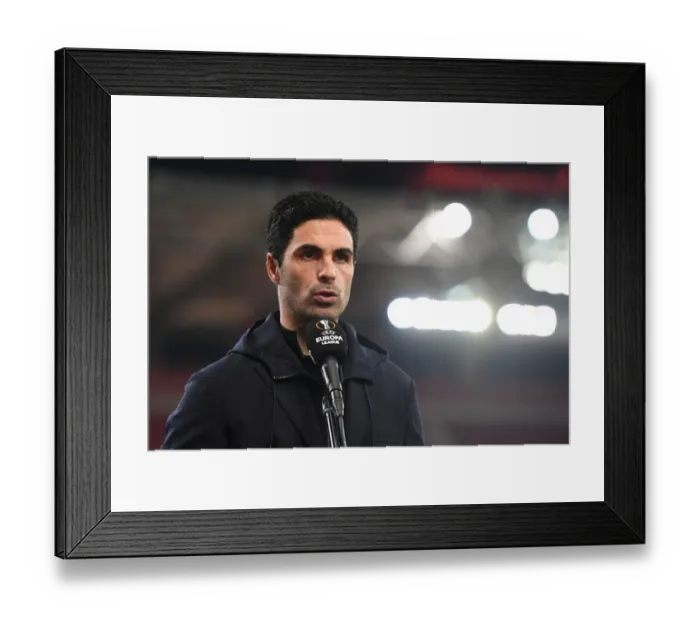Framed Print : Mikel Arteta Pre-Match Press Conference: Arsenal FC vs SL Benfica, UEFA Europa League Round of 32 (Piraeus, Greece, February 25, 2021) Framed Print : Mikel Arteta Pre-Match Press Conference: Arsenal FC vs SL Benfica, UEFA Europa League Round of 32 (Piraeus, Greece, February 25, 2021)