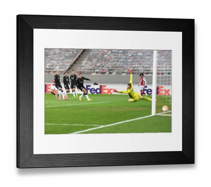 Framed Print : Kieran Tierney Scores the Decisive Goal: Arsenal's Europa League Victory over SL Benfica Framed Print : Kieran Tierney Scores the Decisive Goal: Arsenal's Europa League Victory over SL Benfica