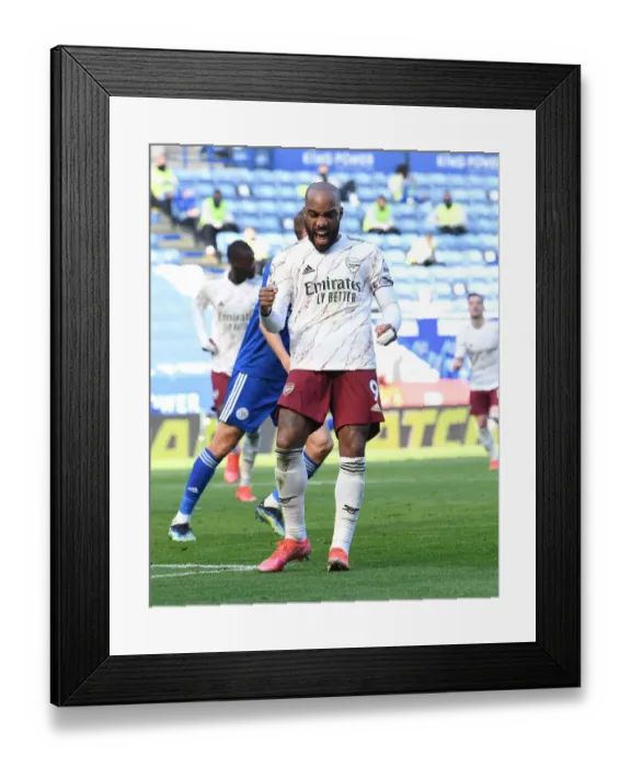 Framed Print : Alexandre Lacazette's Thrilling Second Goal: Arsenal's Victory at Leicester City, Premier League 2020-21 Framed Print : Alexandre Lacazette's Thrilling Second Goal: Arsenal's Victory at Leicester City, Premier League 2020-21