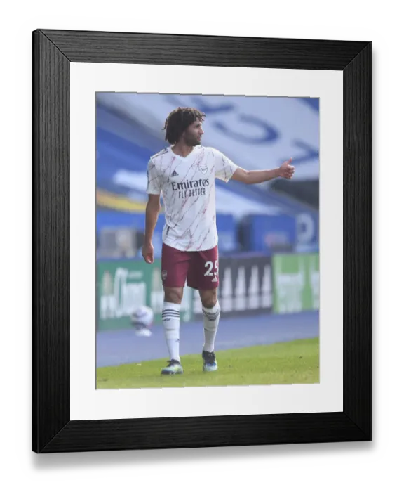 Framed Print : Mohamed Elneny: Arsenal's Midfield Masterclass vs Leicester City
