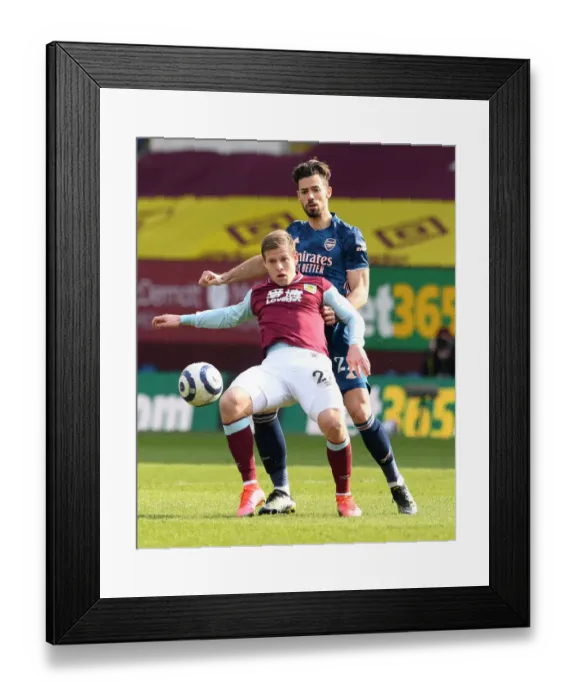 Framed Print : Clash of the Stripes: Pablo Mari vs Matej Vydra - A Battle of Empty Turf Moor, Burnley vs Arsenal, Premier League 2020-21 Framed Print : Clash of the Stripes: Pablo Mari vs Matej Vydra - A Battle of Empty Turf Moor, Burnley vs Arsenal, Premier League 2020-21