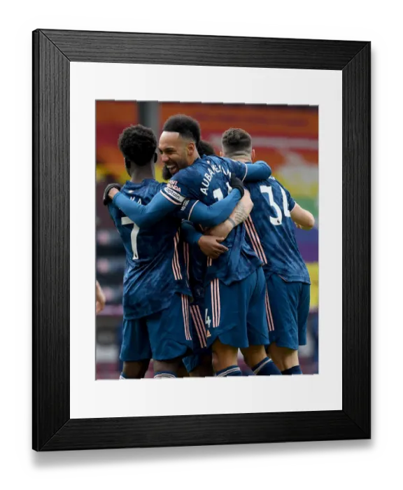 Framed Print : Aubameyang's Solo Goal: Burnley vs. Arsenal in Empty Turf Moor, Premier League 2021 Framed Print : Aubameyang's Solo Goal: Burnley vs. Arsenal in Empty Turf Moor, Premier League 2021
