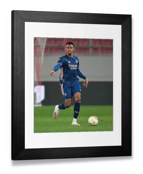 Framed Print : Arsenal's Gabriel at Empty Karaiskakis Stadium: UEFA Europa League Match Against Olympiacos Amid Coronavirus Restrictions Framed Print : Arsenal's Gabriel at Empty Karaiskakis Stadium: UEFA Europa League Match Against Olympiacos Amid Coronavirus Restrictions