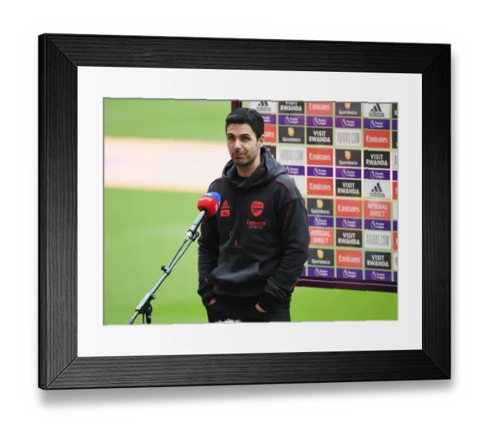 Framed Print : Arsenal vs. Tottenham: Mikel Arteta Pre-Match Interview Ahead of Emirates Showdown (Behind Closed Doors) Framed Print : Arsenal vs. Tottenham: Mikel Arteta Pre-Match Interview Ahead of Emirates Showdown (Behind Closed Doors)
