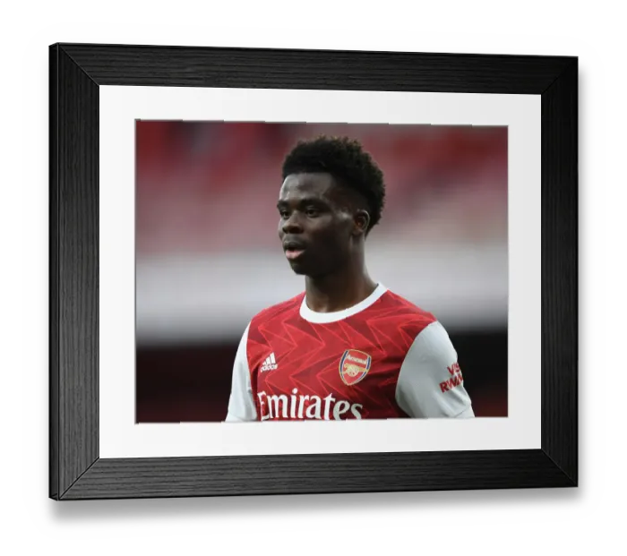 Framed Print : Arsenal's Bukayo Saka Shines in Empty Emirates: Arsenal vs. Tottenham, 2021 Premier League Framed Print : Arsenal's Bukayo Saka Shines in Empty Emirates: Arsenal vs. Tottenham, 2021 Premier League