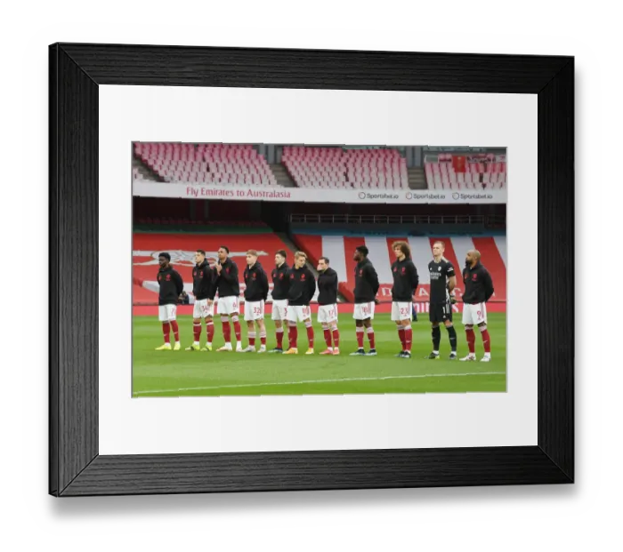 Framed Print : Empty Arsenal vs. Tottenham Clash: Premier League Rivalry in an Emptied Emirates Stadium (2020-21) Framed Print : Empty Arsenal vs. Tottenham Clash: Premier League Rivalry in an Emptied Emirates Stadium (2020-21)