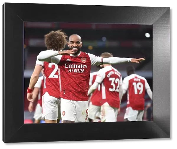 Alexis Lacazette Scores in Empty Emirates: Arsenal's Second Goal vs. Tottenham Hotspur, Premier League 2020-21