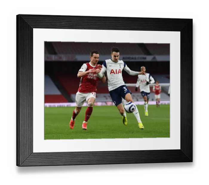 Framed Print : Clash in the Capital: Arsenal vs. Tottenham, Premier League Showdown