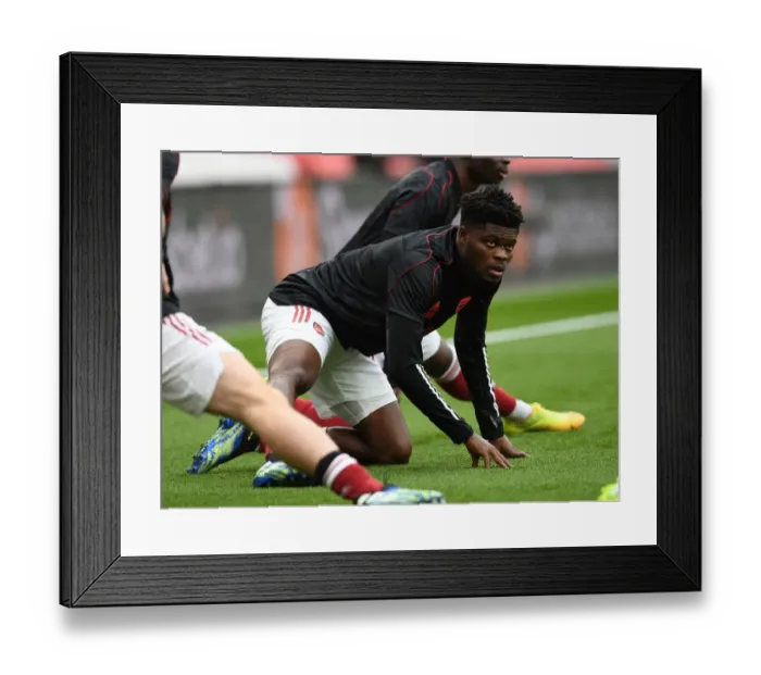 Framed Print : Arsenal's Thomas Partey Gears Up for Arsenal v Tottenham Premier League Clash Framed Print : Arsenal's Thomas Partey Gears Up for Arsenal v Tottenham Premier League Clash