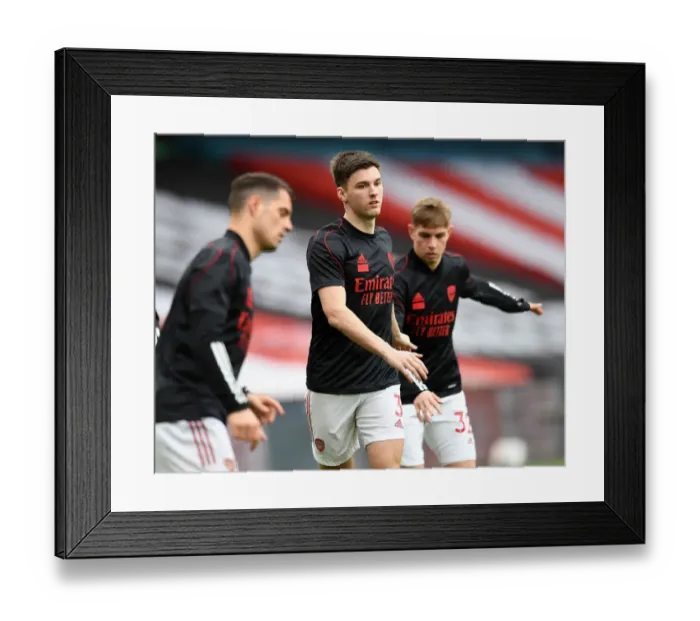 Framed Print : Arsenal vs. Tottenham: Kieran Tierney Gears Up for Premier League Clash at Emirates Stadium Framed Print : Arsenal vs. Tottenham: Kieran Tierney Gears Up for Premier League Clash at Emirates Stadium