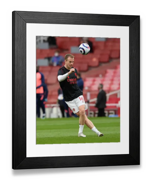 Framed Print : Arsenal vs. Tottenham: Rob Holding Gears Up at Emirates Stadium Framed Print : Arsenal vs. Tottenham: Rob Holding Gears Up at Emirates Stadium