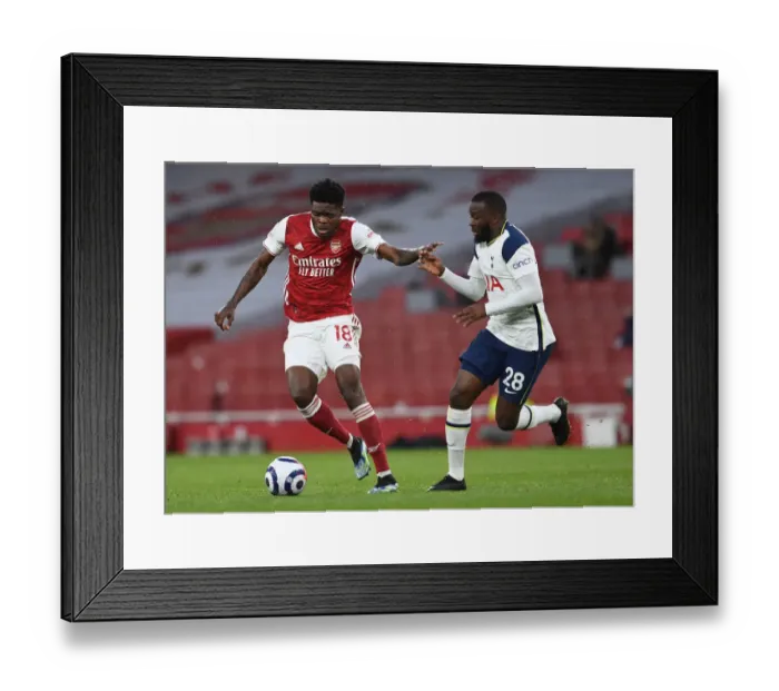 Framed Print : Partey vs. Ndombele: A Premier League Battle - Arsenal vs. Tottenham Framed Print : Partey vs. Ndombele: A Premier League Battle - Arsenal vs. Tottenham