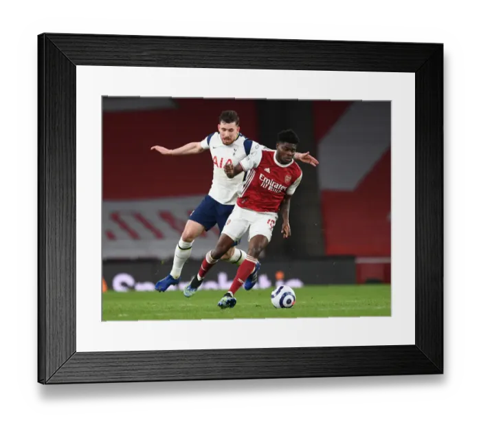 Framed Print : Battle of Midfield Titans: Partey vs. Hojbjerg in Arsenal vs. Tottenham Premier League Showdown Framed Print : Battle of Midfield Titans: Partey vs. Hojbjerg in Arsenal vs. Tottenham Premier League Showdown
